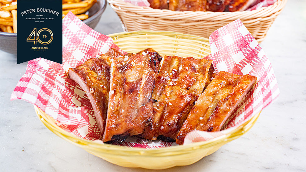 Smoky Maple and Bay BBQ Pork Ribs – Peter Bouchier
