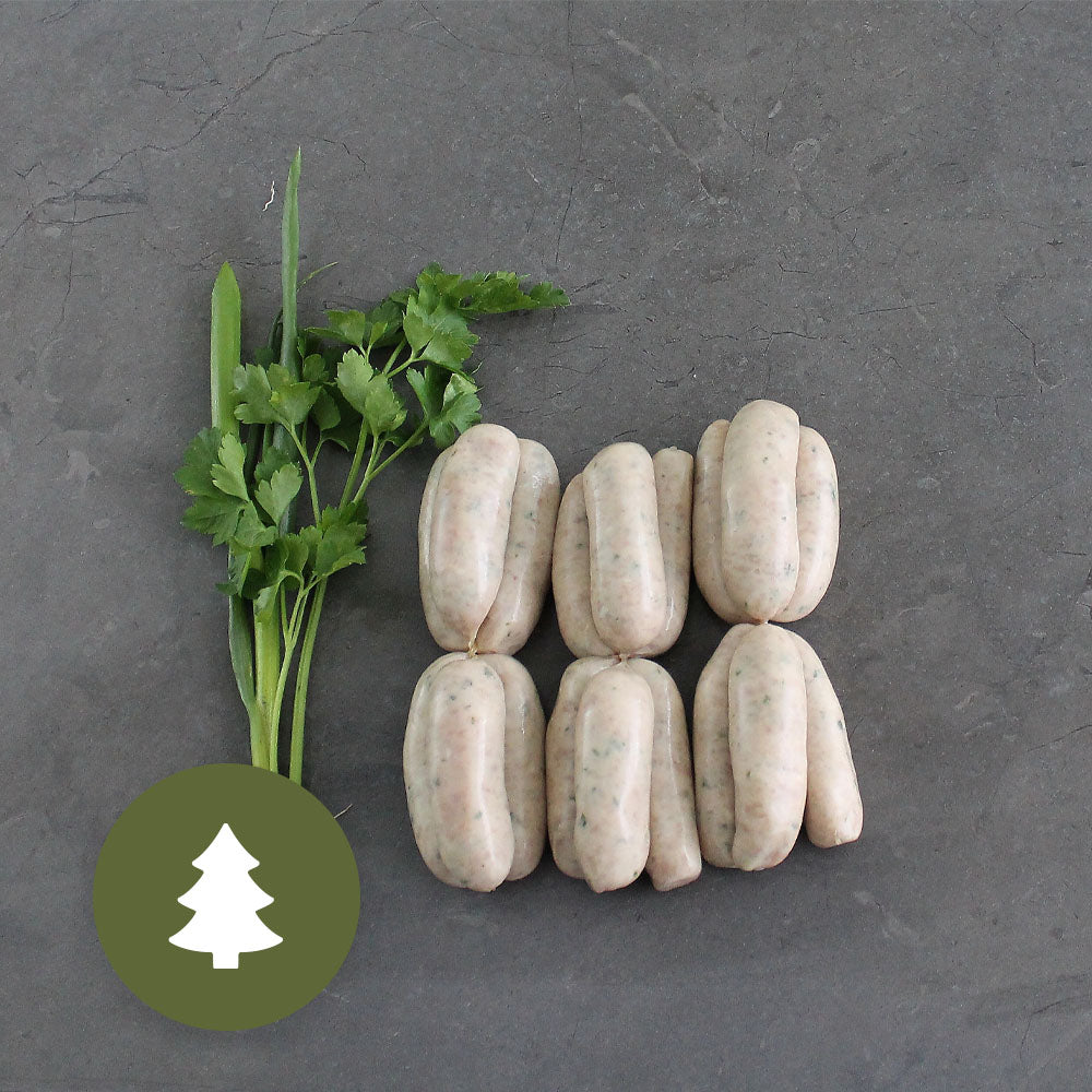 Chicken and Chive Chipolatas | Peter Bouchier Christmas Shop